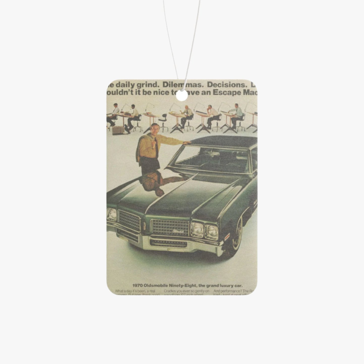 OLDSMOBILE | ESCAPE MACHINE AD (1970) VINTAGE CAR FRESHENER