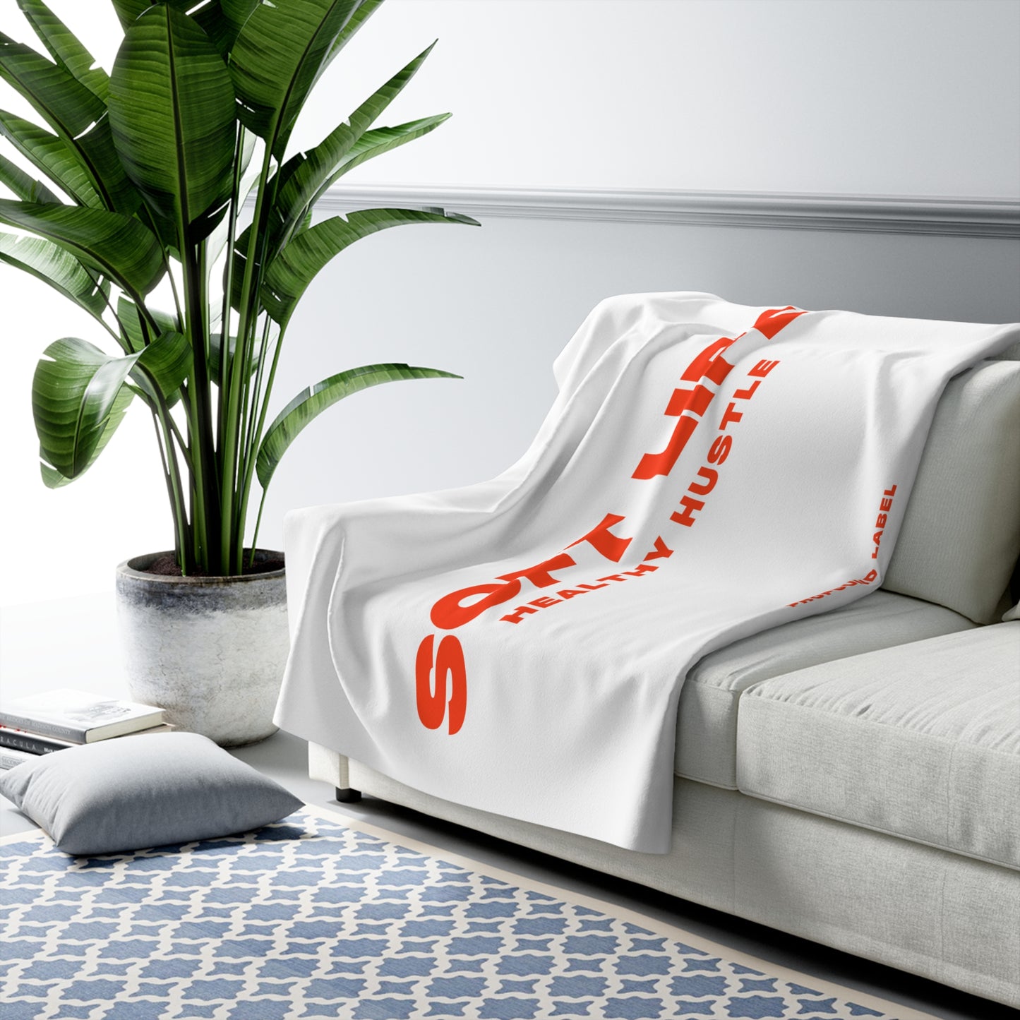 SOFT LIFE HEALTHY HUSTLE SHERPA FLEECE THROW