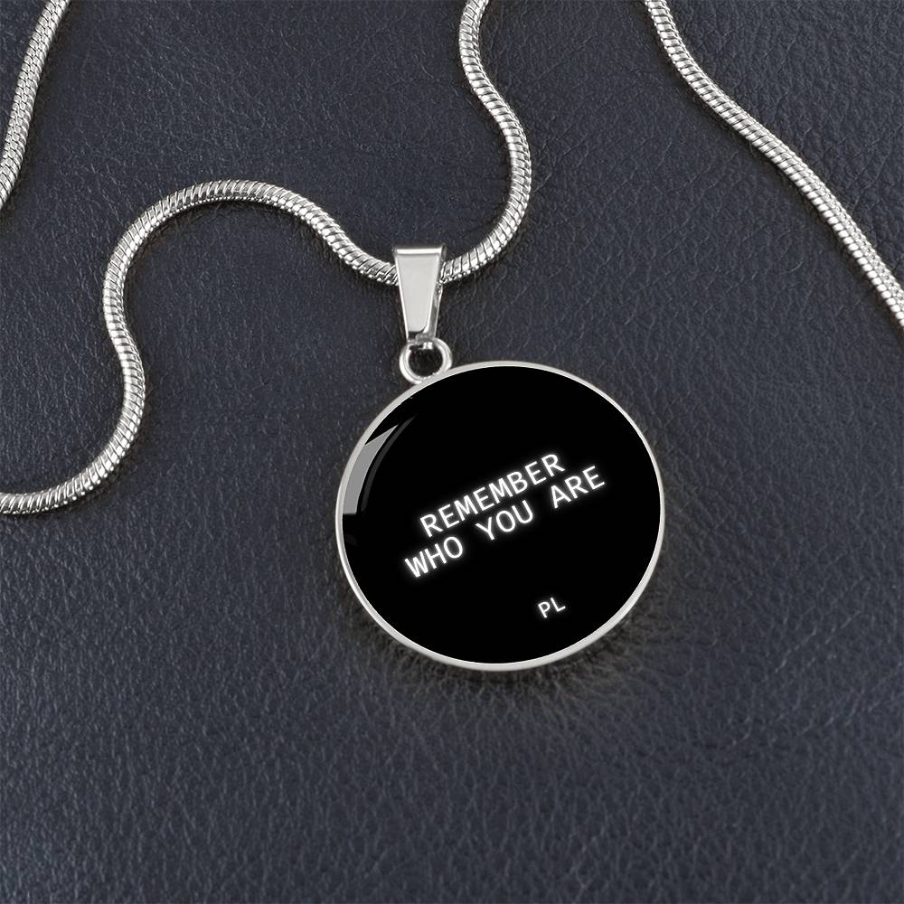 REMEMBER WHO YOU ARE CAR PENDANT