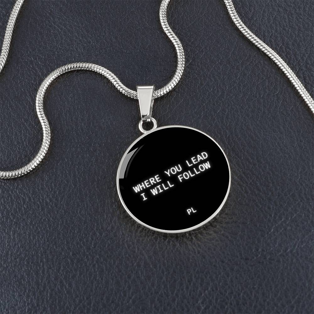 WHERE YOU LEAD CAR PENDANT