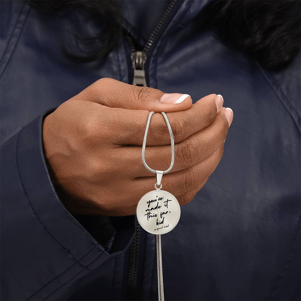 YOU'VE MADE IT THIS FAR, KID CAR PENDANT