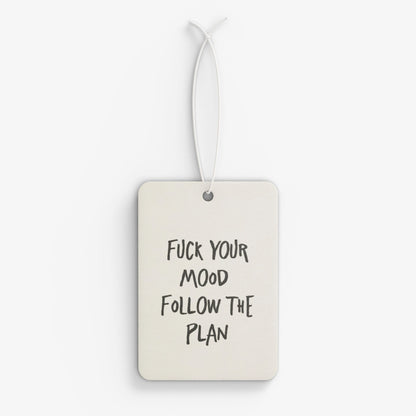 FOLLOW THE PLAN CAR FRESHENER