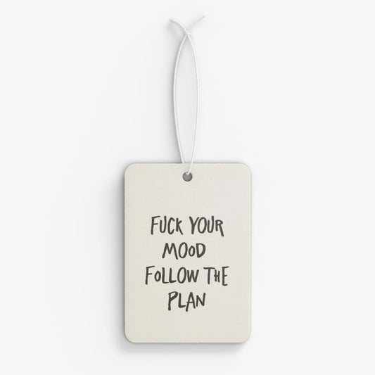 FOLLOW THE PLAN CAR FRESHENER