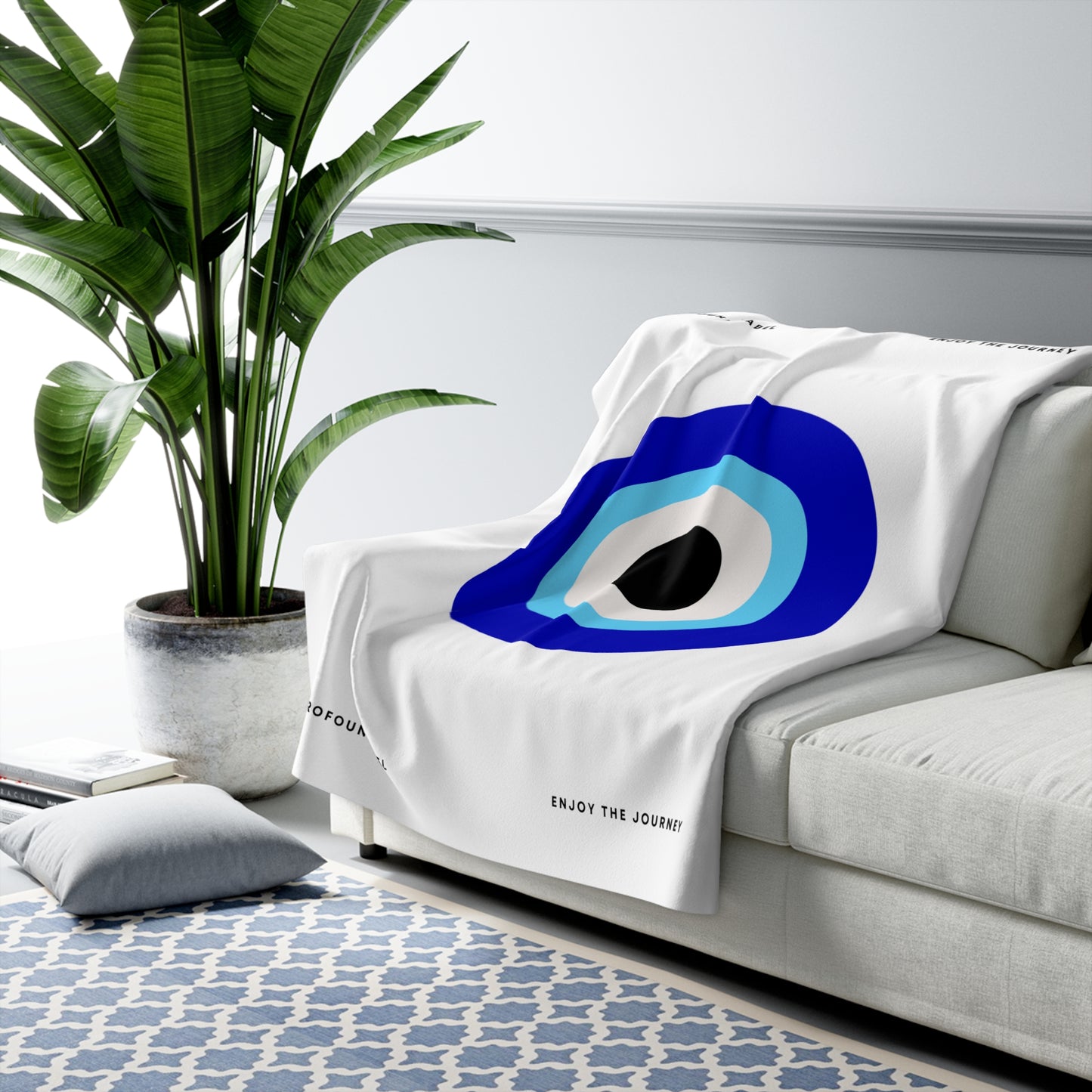 EVIL EYE SHERPA FLEECE THROW