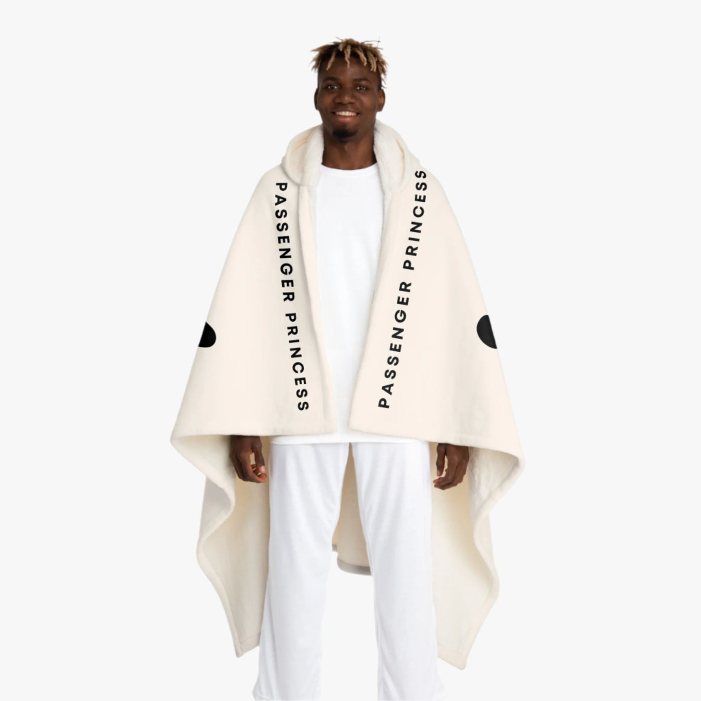 PASSENGER PRINCESS CROWN CAR HOODED BLANKET