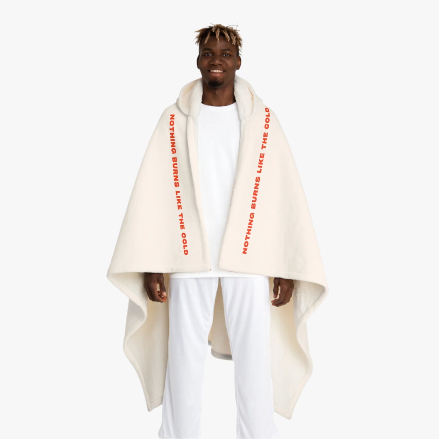 BURNS LIKE THE COLD HEART CAR HOODED BLANKET