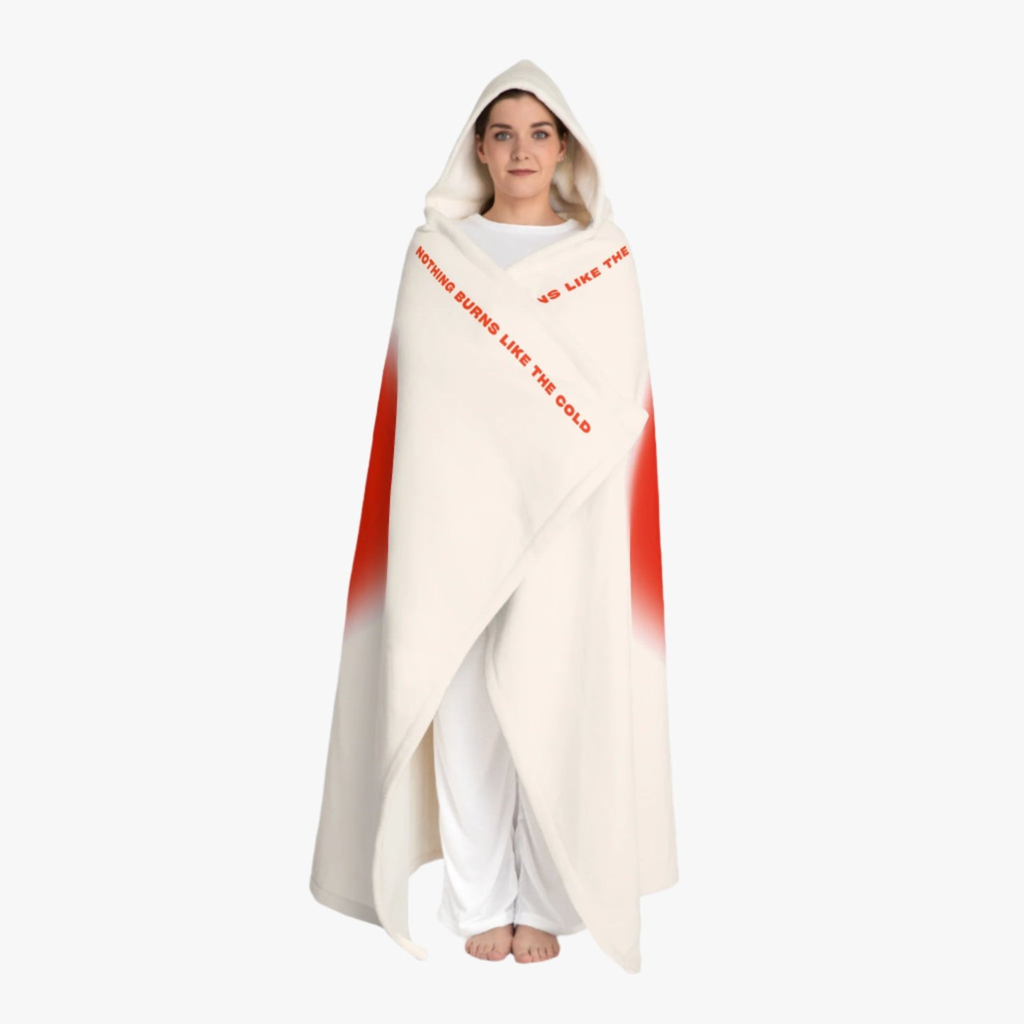 BURNS LIKE THE COLD HEART CAR HOODED BLANKET