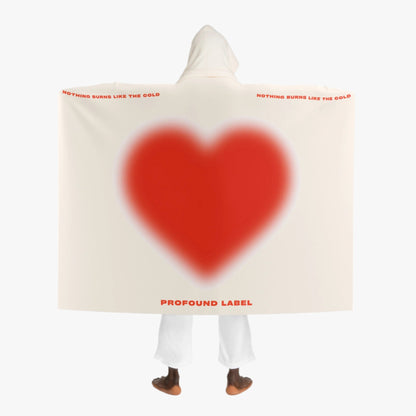 BURNS LIKE THE COLD HEART CAR HOODED BLANKET