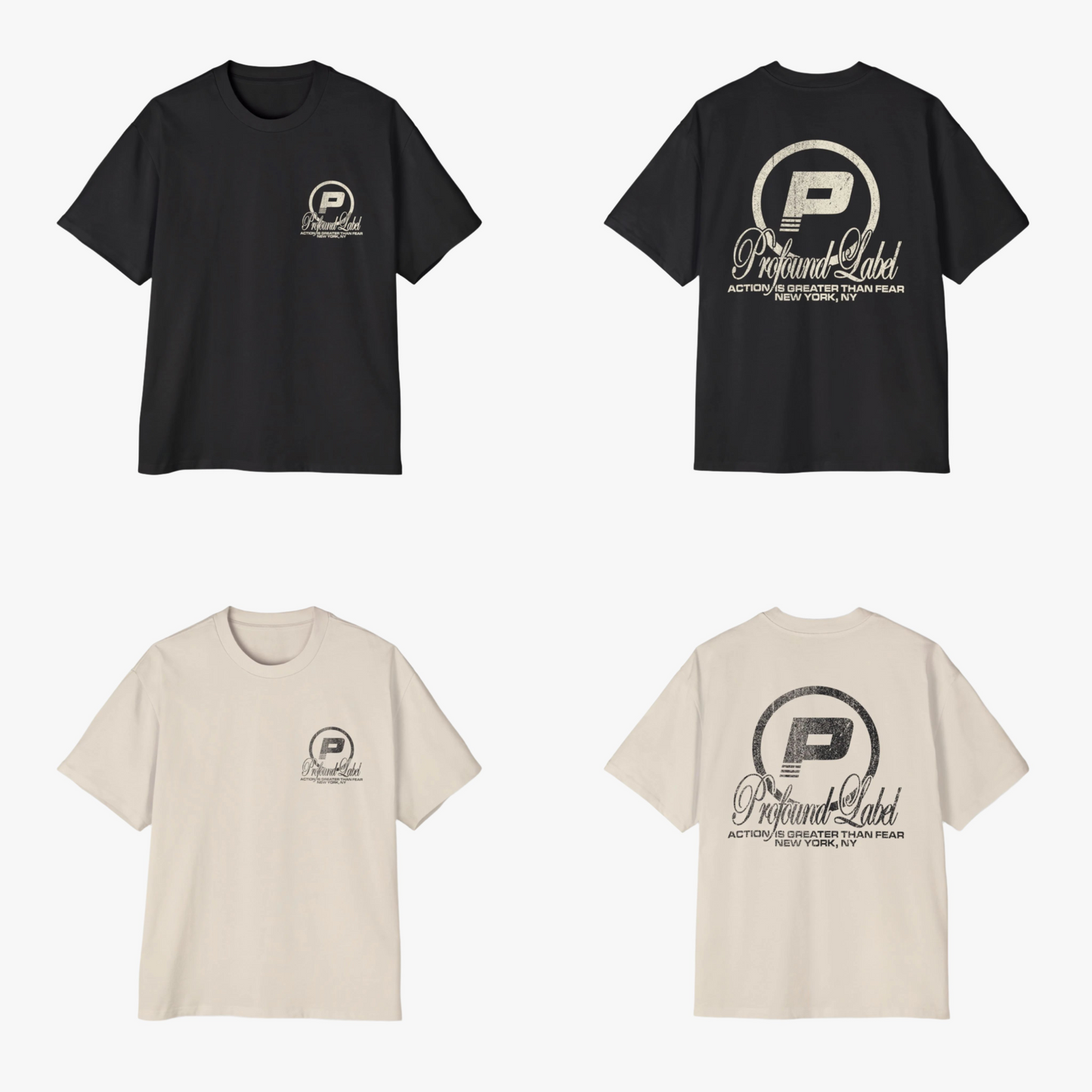 ACTION IS GREATER X NYC LIMITED OVERSIZED TEE