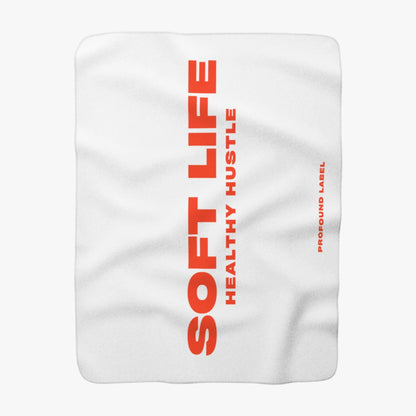 SOFT LIFE HEALTHY HUSTLE SHERPA FLEECE THROW