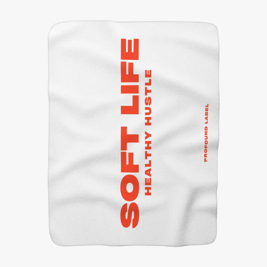 SOFT LIFE HEALTHY HUSTLE SHERPA FLEECE THROW