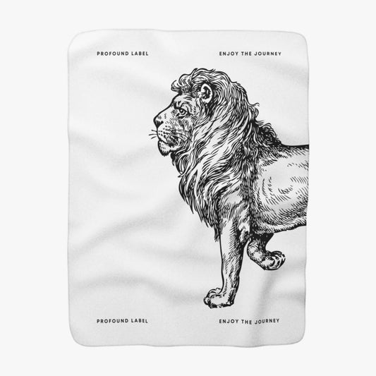 LION SHERPA FLEECE THROW