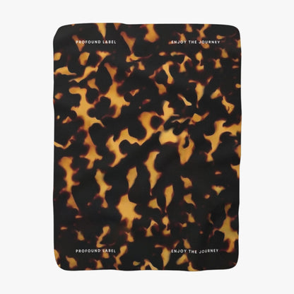 TORTOISE SHERPA FLEECE THROW