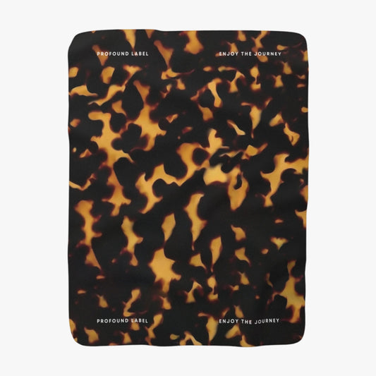 TORTOISE SHERPA FLEECE THROW