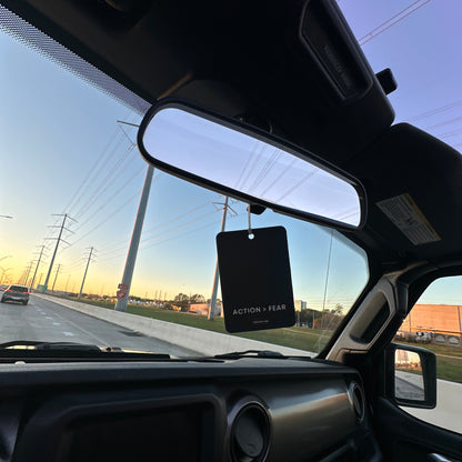 ACTION IS GREATER THAN FEAR CAR FRESHENER