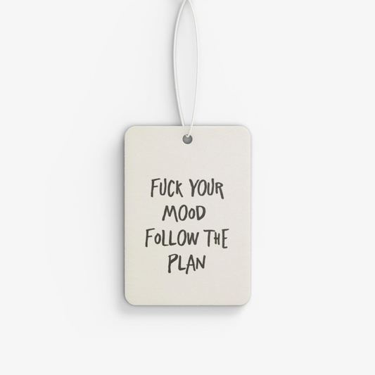 FOLLOW THE PLAN CAR FRESHENER