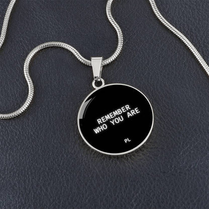 REMEMBER WHO YOU ARE CAR PENDANT